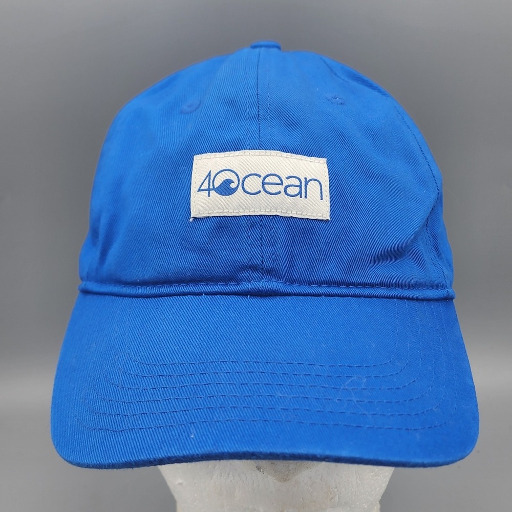 4Ocean 4 Ocean Classic Cap Hat Environmentalist Save the Ocean Water World Blue‎